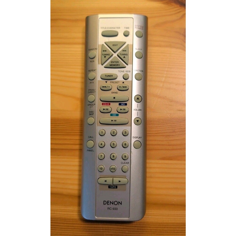 Genuine Original  Denon RC-933 Audio System Remote Control